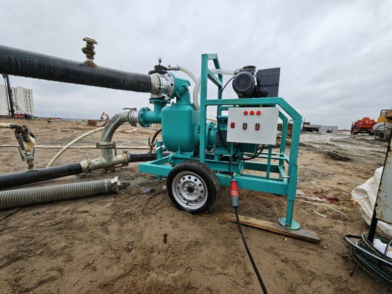 Насосная станция (мотопомпа) с электрическим приводом